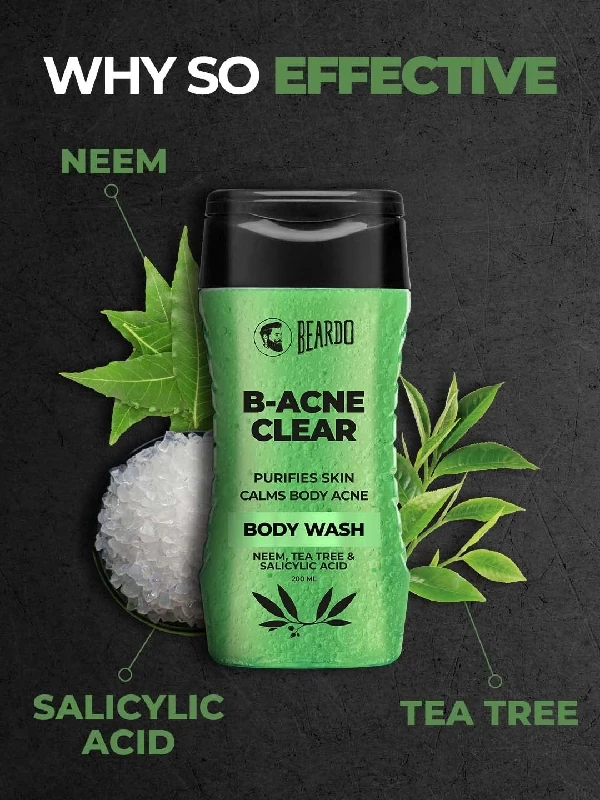 Beardo Body Acne Clear Body Wash for Men, 200 ml-5.webp